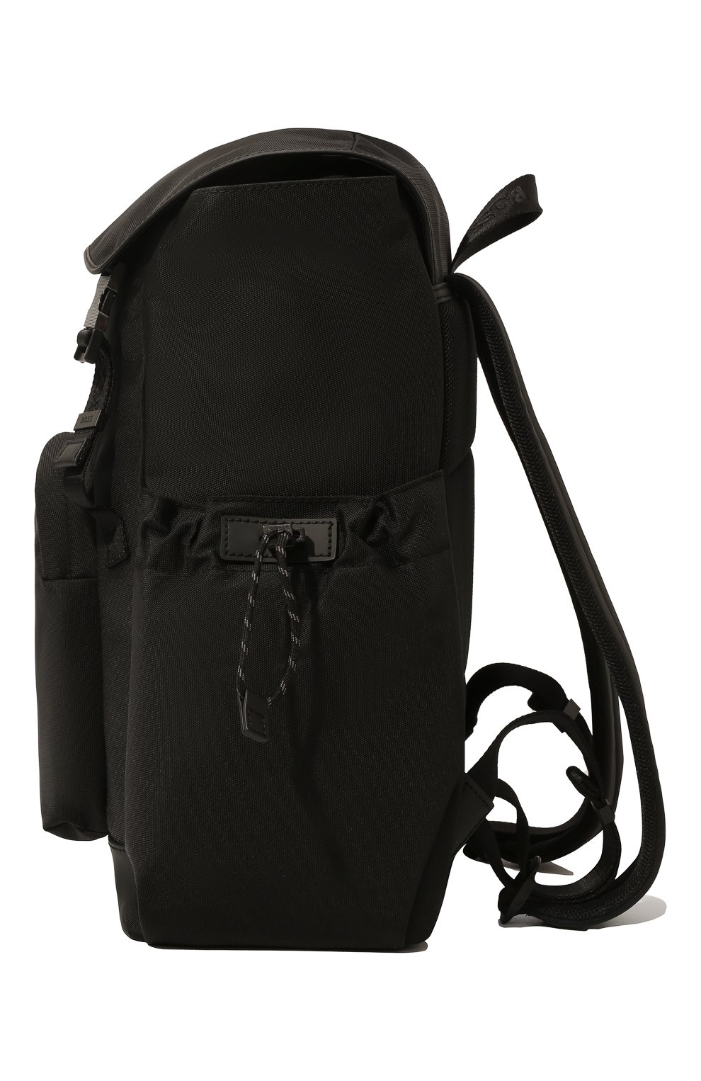 Мужская текстильный рюкзак BOSS черного цвета, арт. 50472930 | Фото 4 (Ремень/цепочка: На ремешке; Материал: Текстиль; Стили: Кэжуэл; Размер: large)