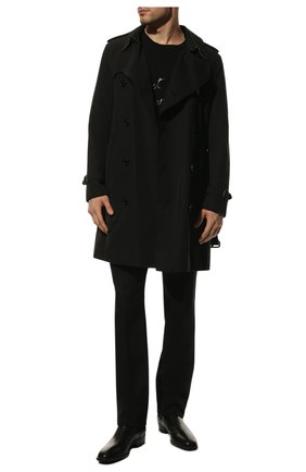 Мужские кожаные челси HUGO черного цвета, арт. 50474702 | Фото 2 (Материал внешний: Кожа; Материал утеплителя: Без утеплителя; Мужское Кросс-КТ: Челси-обувь)