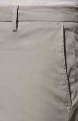 Мужские хлопковые шорты CORNELIANI серого цвета, арт. 894EA3-2120185/00 | Фото 5 (Длина Шорты М: До колена; Принт: Без принта; Случай: Повседневный; Материал внешний: Хлопок; Стили: Кэжуэл)