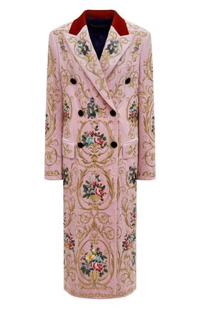 Женское пальто DOLCE & GABBANA розового цвета, арт. F0W13Z/GD94T | Фото 1
