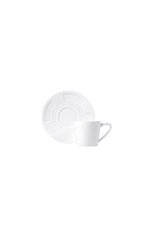 Кофейная чашка с блюдцем naxos BERNARDAUD белого цвета, арт. 0510/79 | Фото 1 (Ограничения доставки: fragile-2)