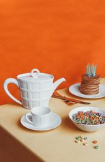 Кофейная чашка с блюдцем naxos BERNARDAUD белого цвета, арт. 0510/79 | Ф�ото 2 (Ограничения доставки: fragile-2)