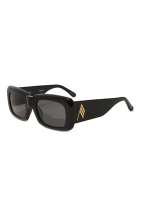 Женские солнцезащитные очки THE ATTICO черного цвета, арт. ATTIC03C1 SUN | Фото 1 (Тип очков: С/з; Очки форма: Прямоугольные)
