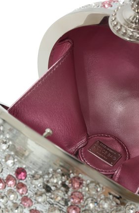 Женская сумка dolce box DOLCE & GABBANA розового цвета по цене 798000 руб., арт. BB6595/AU688 | Фото 5 Женская сумка dolce box DOLCE & GABBANA розового цвета, арт. BB6595/AU688 | Фото 5 (Женское Кросс-КТ: Вечерняя сумка; Сумки-технические: Сумки top-handle; Размер: mini)