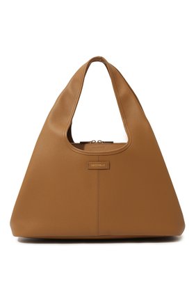 Женская сумка bianca COCCINELLE светло-коричневого цвета, арт. E1 MHA 13 01 01 | Фото 1 (Сумки-технические: Сумки top-handle; Материал: Натуральная кожа; Размер: large)