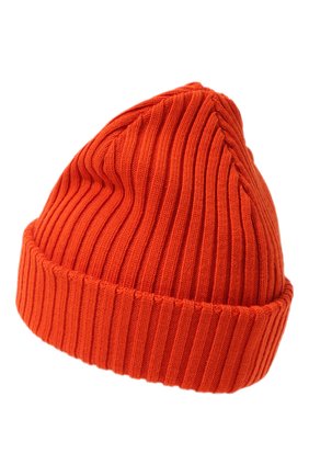 Мужская шерстяная шапка PAUL&SHARK оранжевого цвета, арт. C0P1051/FLV | Фото 2 (Материал: Шерсть, Текстиль; Кросс-КТ: Трикотаж)