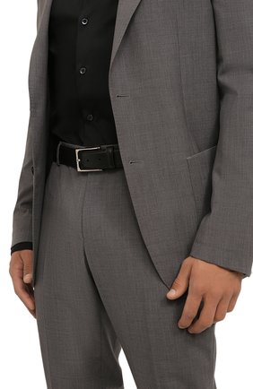 Мужской кожаный ремень BARRETT черного цвета, арт. 22B595.1/NEW CASTLE | Фото 2 (Материал: Натуральная кожа; Случай: Формальный)
