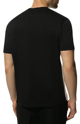 Мужская хлопковая футболка LIMITATO черно-белого цвета, арт. LE MANS/T-SHIRT | Фото 4 (Рукава: Короткие; Длина (для топов): Стандартные; Принт: С принтом; Материал внешний: Хлопок; Стили: Кэжуэл)