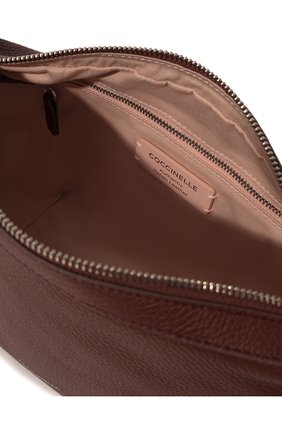 Женская сумка mintha small COCCINELLE бордового цвета, арт. E1 MEF 13 01 02 | Фото 5 (Сумки-технические: Сумки через плечо, Сумки top-handle; Материал: Натуральная кожа; Ремень/цепочка: На ремешке; Размер: small)