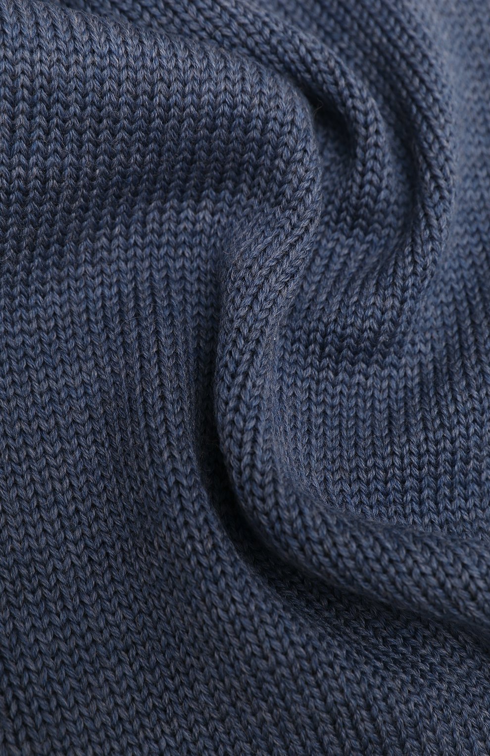 Детский шерстяной шарф IL TRENINO синего цвета, арт. CL 4030/VA | Фото 2 (Материал: Текстиль, Шерсть)