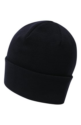 Детского шерстяная шапка IL TRENINO темно-синего цвета, арт. CL 4059/VD | Фото 2 (Материал: Шерсть, Текстиль)