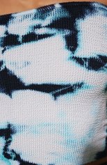 Женский топ BOND-EYE AUSTRALIA голубого цвета, арт. BOUND320E | Фото 5 (Рукава: Короткие; Материал внешний: Синтетический материал; Стили: Спорт-шик; Длина (для топов): Укороченные)