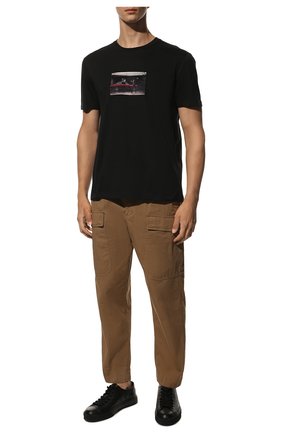Мужская хлопковая футболка LIMITATO черного цвета, арт. SH00T/T-SHIRT | Фото 2 (Рукава: Короткие; Длина (для топов): Стандартные; Стили: Гранж; Принт: С принтом; Материал внешний: Хлопок)