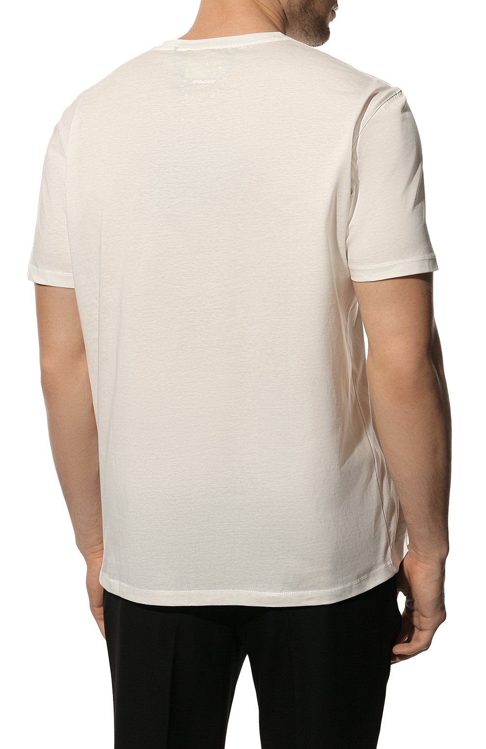 Мужская хлопковая футболка LIMITATO белого цвета, арт. GULLWING/T-SHIRT | Фото 4 (Рукава: Короткие; Длина (для топов): Стандартные; Стили: Гранж; Принт: С принтом; Материал внешний: Хлопок)