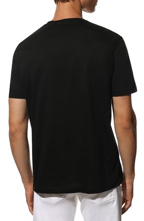 Мужская хлопковая футболка LIMITATO черного цвета, арт. CHEESE/T-SHIRT | Фото 4 (Рукава: Короткие; Длина (для топов): Стандартные; Стили: Гранж; Принт: С принтом; Материал внешний: Хлопок)