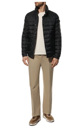 Мужская пуховая куртка WINDSOR темно-синего цвета, арт. 13 VICEN0-N 10009482 | Фото 2 (Кросс-КТ: Куртка; Рукава: Длинные; Материал внешний: Синтетический материал; Мужское Кросс-КТ: Куртка-верхняя одежда; Материал подклада: Синтетический материал; Длина (верхняя одежда): Короткие; Материал утеплителя: Пух и перо; Стили: Кэжуэл)