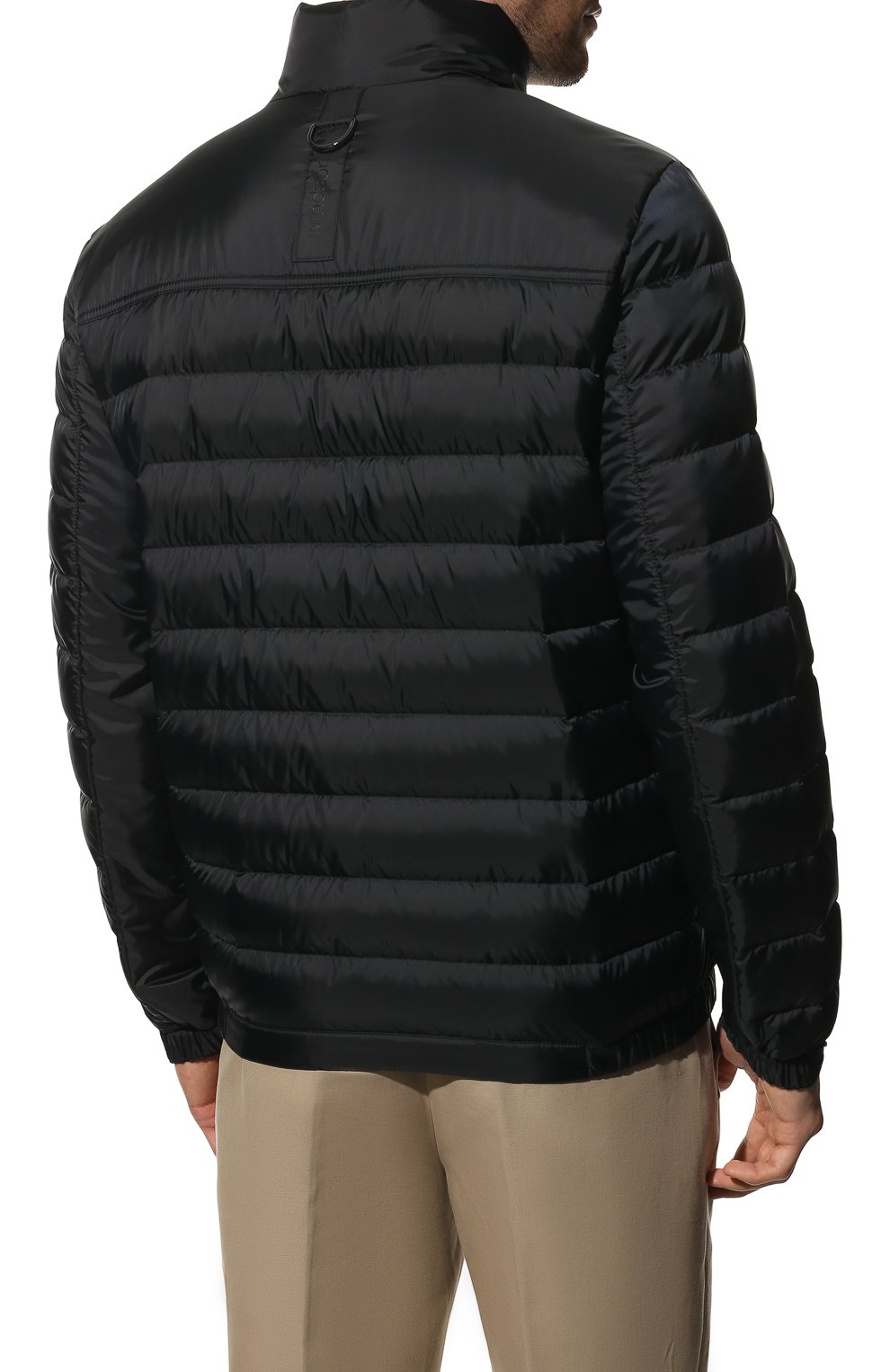 Мужская пуховая куртка WINDSOR темно-синего цвета, арт. 13 VICEN0-N 10009482 | Фото 4 (Кросс-КТ: Куртка; Рукава: Длинные; Материал внешний: Синтетический материал; Мужское Кросс-КТ: Куртка-верхняя одежда; Материал подклада: Синтетический материал; Длина (верхняя одежда): Короткие; Материал утеплителя: Пух и перо; Стили: Кэжуэл)