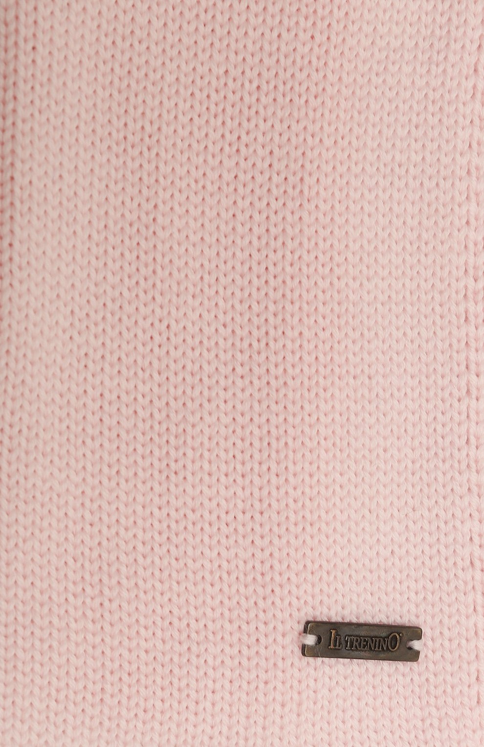 Детский шерстяной шарф IL TRENINO светло-розового цвета, арт. CL 4030/VA | Фото 2 (Материал: Текстиль, Шерсть)