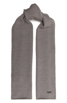 Детский шерстяной шарф IL TRENINO серого цвета, арт. CL 4030/VA | Фото 1 (Материал: Текстиль, Шерсть)