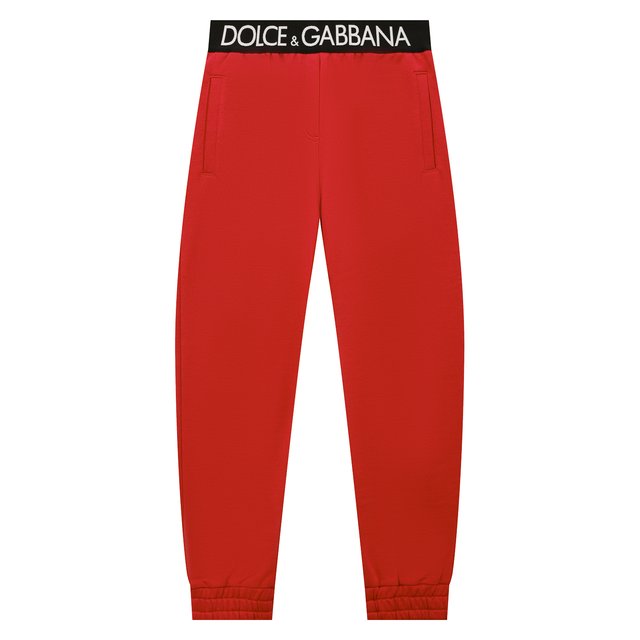 Хлопковые джоггеры Dolce & Gabbana L5JP9G/G7E3Z/8-14