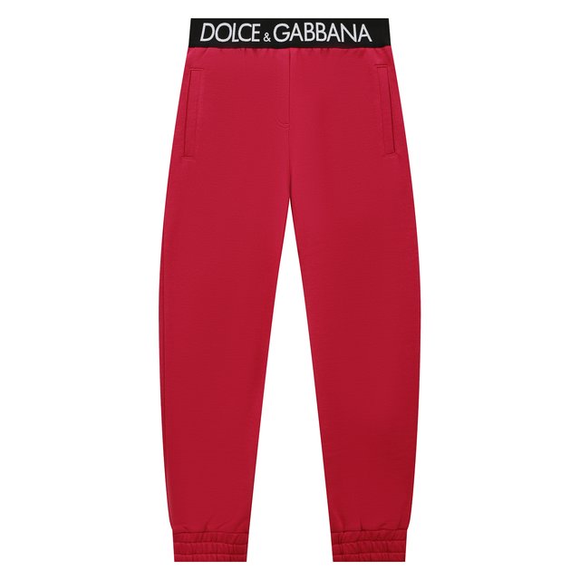 Хлопковые джоггеры Dolce & Gabbana L5JP9G/G7E3Z/8-14