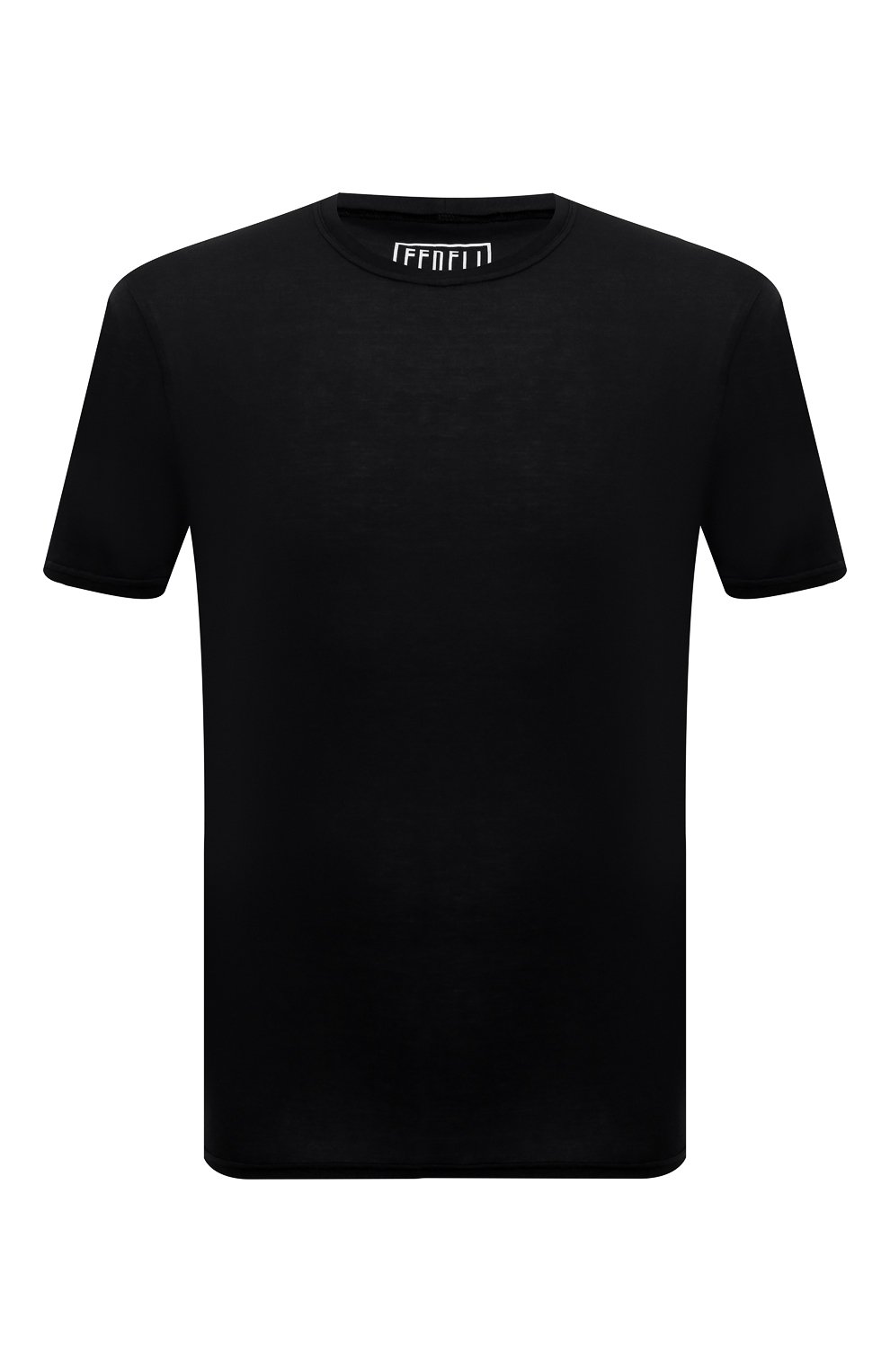 Мужская хлопковая футболка FEDELI черного цвета, арт. 5UID0113 | Фото 1 (Принт: Без принта; Рукава: Короткие; Длина (для топов): Стандартные; Материал внешний: Хлопок; Стили: Кэжуэл)