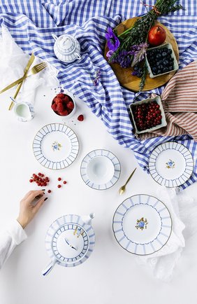 Тарелка суповая brocante BERNARDAUD голубого цвета по цене 9950 руб., арт. 1829/23 | Фото 2 Тарелка суповая brocante BERNARDAUD голубого цвета, арт. 1829/23 | Фото 2 (Ограничения доставки: fragile-2)