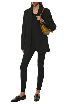 Женские джинсы BOSS черного цвета, арт. 50418454 | Фото 2 (Материал внешний: Хлопок, Синтетический материал; Длина (брюки, джинсы): Стандартные)