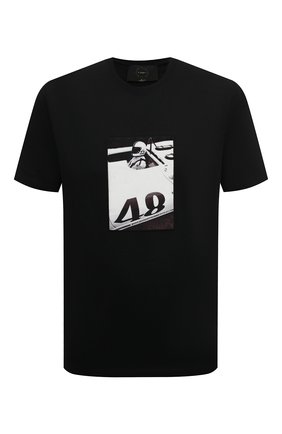 Мужская хлопковая футболка LIMITATO черного цвета, арт. LE MANS CLASSIC/T-SHIRT | Фото 1 (Стили: Ретро, Кэжуэл; Рукава: Короткие; Длина (для топов): Стандартные; Принт: С принтом; Материал внешний: Хлопок)