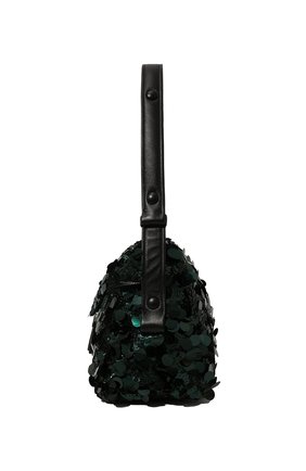 Женская сумка signaux PRADA зеленого цвета, арт. 1BC165-2DX0-F0422-OOO | Фото 3 (Женское Кросс-КТ: Вечерняя сумка; Сумки-технические: Сумки top-handle; Материал: Натуральная кожа; Размер: large)