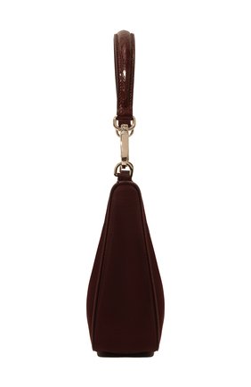 Женская сумка PRADA бордового цвета, арт. 1BC204-PJY-F0403-2OO | Фото 3 (Сумки-технические: Сумки top-handle; Материал: Текстиль; Размер: small)