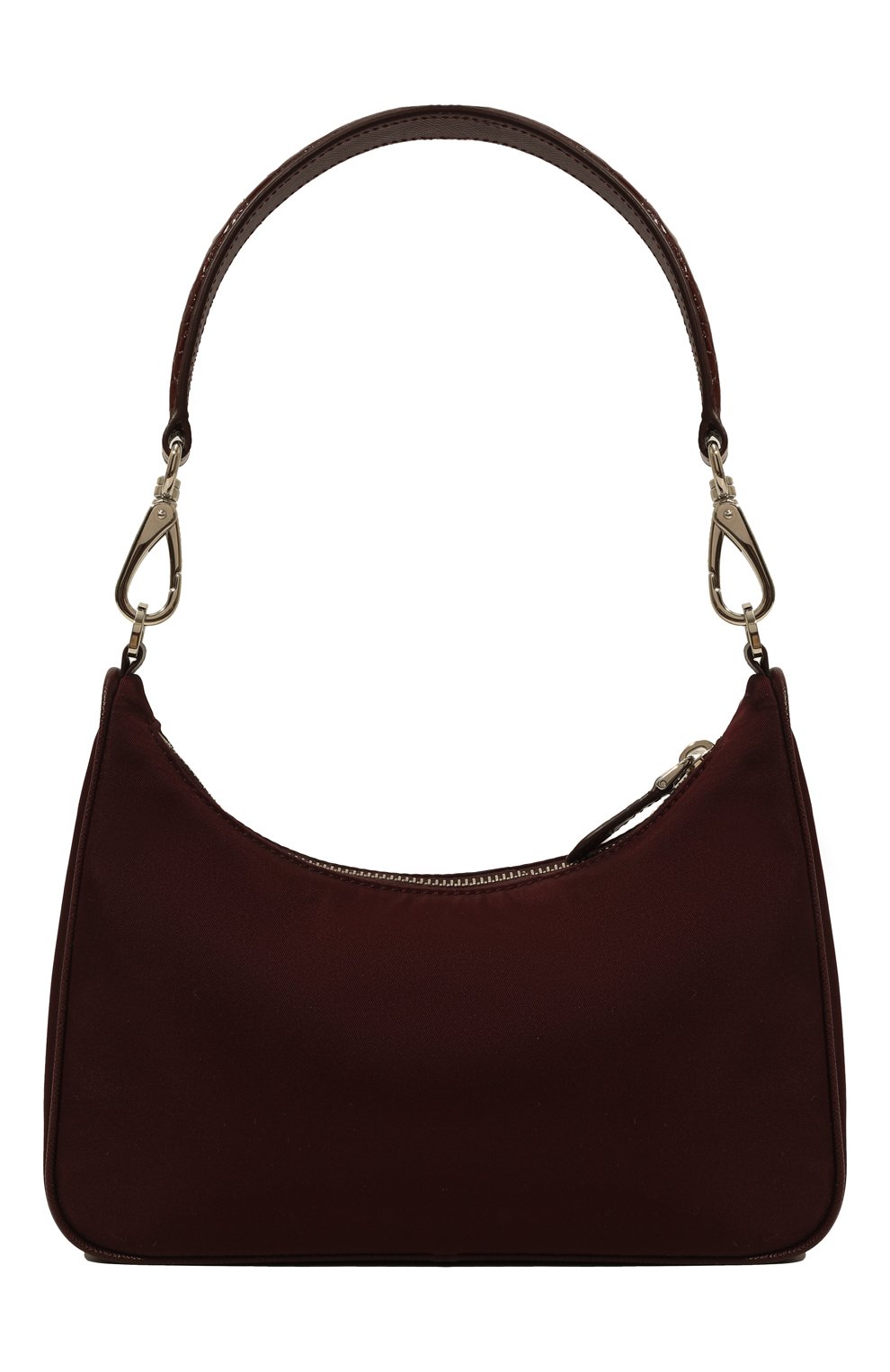 Женская сумка PRADA бордового цвета по цене 1565000 тенге, арт. 1BC204-PJY-F0403-2OO | Фото 5 Женская сумка PRADA бордового цвета, арт. 1BC204-PJY-F0403-2OO | Фото 5 (Сумки-технические: Сумки top-handle; Материал: Текстиль; Размер: small)