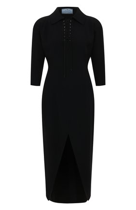 Женское платье PRADA черного цвета по цене 325000 руб., арт. P3H05-S2Y-F0002-221 | Фото 1