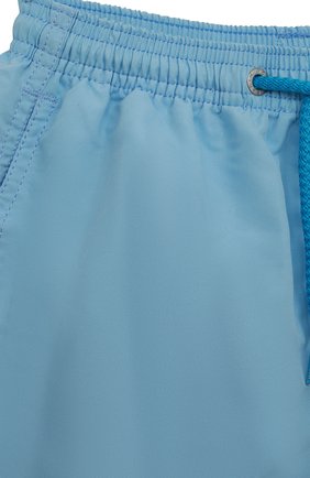 Детские плавки-шорты MC2 SAINT BARTH голубого цвета, арт. STBK JEAN LIGHTING MAGIC/JEA0015/01892B | Фото 3 (Кросс-КТ: Пляж; Материал внешний: Синтетический материал)
