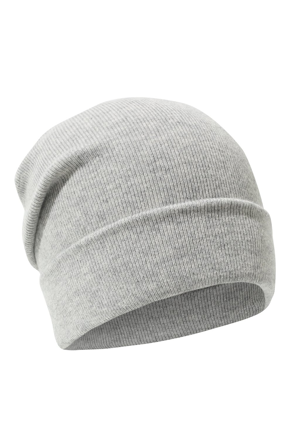 Детского кашемировая шапка BRUNELLO CUCINELLI светло-серого цвета, арт. B12M14599C | Фото 1 (Материал: Текстиль, Кашемир, Шерсть)