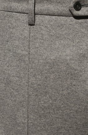 Мужские кашемировые брюки MARCO PESCAROLO серого цвета, арт. BR0S/ZIP/46Y12 | Фото 5 (Материал внешний: Шерсть, Кашемир; Длина (брюки, джинсы): Стандартные; Случай: Повседневный; Стили: Кэжуэл)