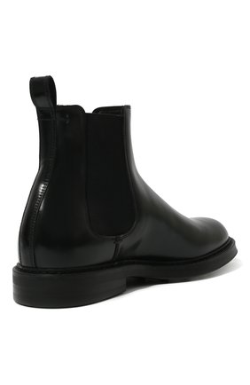 Мужские кожаные челси H`D`S`N BARACCO черного цвета, арт. 82503.P.0* | Фото 5 (Материал внешний: Кожа; Материал внутренний: Натуральная кожа; Материал утеплителя: Без утеплителя; Мужское Кросс-КТ: Челси-обувь)