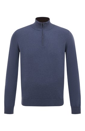 Мужской джемпер из шерсти и кашемира CORNELIANI синего цвета по цене 29450 руб., арт. 90M511-2825110/00 | Фото 1 Мужской джемпер из шерсти и кашемира CORNELIANI синего цвета, арт. 90M511-2825110/00 | Фото 1 (Материал внешний: Шерсть; Рукава: Длинные; Длина (для топов): Стандартные; Мужское Кросс-КТ: Джемперы; Вырез: Круглый; Принт: Без принта; Стили: Кэжуэл)