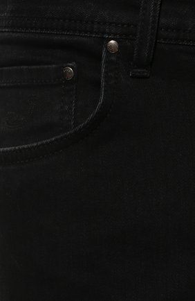 Мужские джинсы JACOB COHEN черного цвета, арт. U Q E06 30 S 3622/257D | Фото 5 (Силуэт М (брюки): Прямые; Кросс-КТ: Деним; Длина (брюки, джинсы): Стандартные; Материал внешний: Синтетический материал, Хлопок, Деним; Стили: Кэжуэл)
