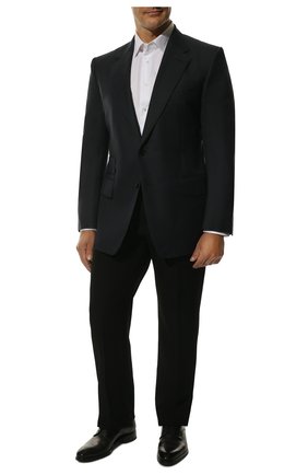 Мужской шерстяной пиджак TOM FORD темно-синего цвета по цене 0 руб., арт. 211R44/21AA43_1 | Фото 2 Мужской шерстяной пиджак TOM FORD темно-синего цвета, арт. 211R44/21AA43_1 | Фото 2