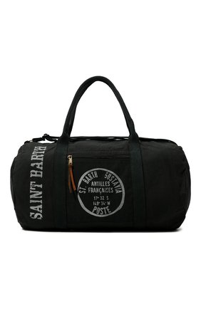 Мужская текстильная спортивная сумка MC2 SAINT BARTH черного цвета, арт. STBA MAXIME/MAX0001/00825B | Фото 1 (Размер: medium; Ремень/цепочка: На ремешке; Материал: Текстиль)
