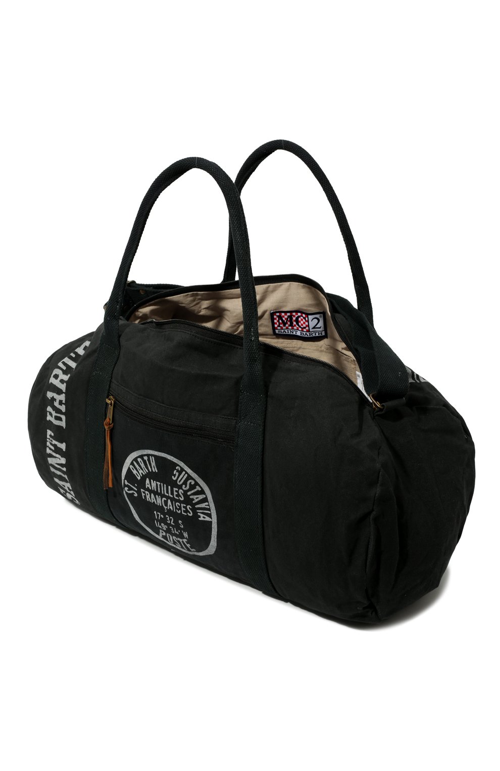 Мужская текстильная спортивная сумка MC2 SAINT BARTH черного цвета, арт. STBA MAXIME/MAX0001/00825B | Фото 5 (Размер: medium; Ремень/цепочка: На ремешке; Материал: Текстиль)