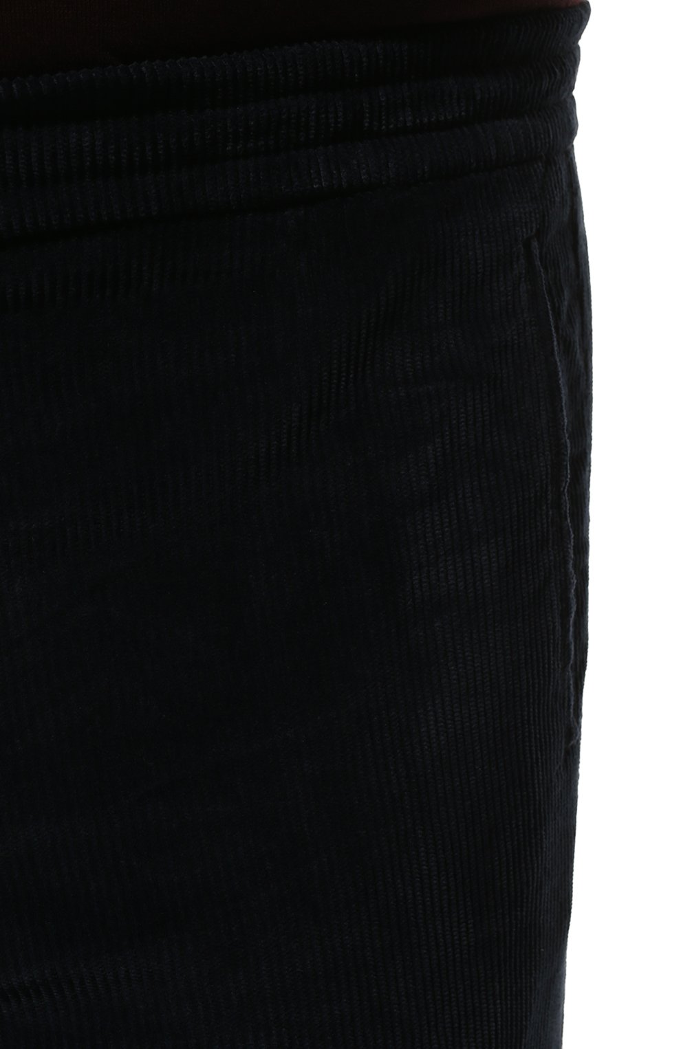 Мужские хлопковые брюки MARCO PESCAROLO темно-синего цвета, арт. CHIAIAM/ZIP+SFILA/4602 | Фото 5 (Big sizes: Big Sizes; Длина (брюки, джинсы): Стандартные; Случай: Повседневный; Материал внешний: Хлопок; Стили: Кэжуэл)