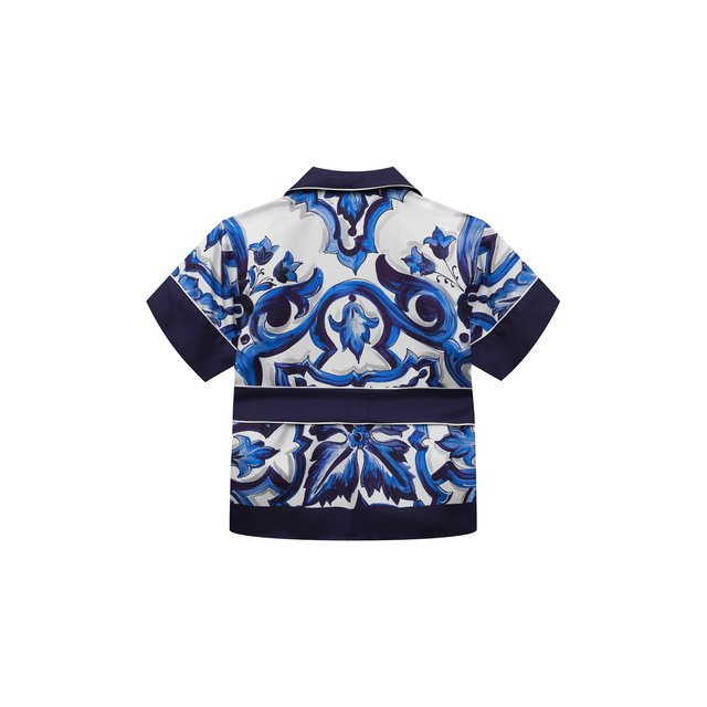 Шелковая блузка Dolce & Gabbana L55S65/G7EY5/8-14 Фото 2