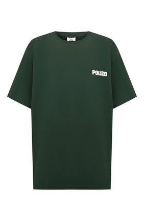 Мужского хлопковая футболка VETEMENTS зеленого цвета по цене 38900 руб., арт. UA53TR450G 1602/M | Фото 1 Мужского хлопковая футболка VETEMENTS зеленого цвета, арт. UA53TR450G 1602/M | Фото 1 (Рукава: Короткие; Стили: Гранж; Принт: С принтом)