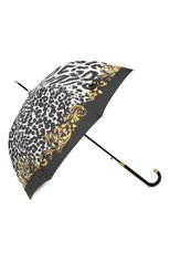 Женский зонт-трость MOSCHINO черно-белого цвета, арт. 8995-63AUT0 | Фото 2 (Материал: Текстиль, Синтетический материал, Металл)
