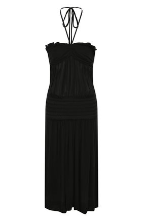 Женское платье из вискозы ISABEL MARANT ETOILE черного цвета, арт. R00705-16P021E | Фото 1 (Длина Ж (юбки, платья, шорты): Мини; Материал внешний: Вискоза; Материал подклада: Вискоза)