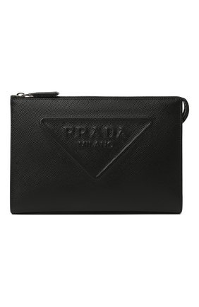 Мужская кожаный клатч PRADA черного цвета по цене 0 руб., арт. 2VF039-2FAD-F0002-OOO | Фото 1 Мужская кожаный клатч PRADA черного цвета, арт. 2VF039-2FAD-F0002-OOO | Фото 1 (Материал: Натуральная кожа; Размер: small)