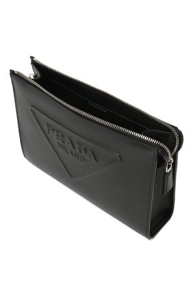 Мужская кожаный клатч PRADA черного цвета по цене 0 руб., арт. 2VF039-2FAD-F0002-OOO | Фото 5 Мужская кожаный клатч PRADA черного цвета, арт. 2VF039-2FAD-F0002-OOO | Фото 5 (Материал: Натуральная кожа; Размер: small)