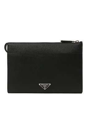 Мужская кожаный клатч PRADA черного цвета по цене 0 руб., арт. 2VF039-2FAD-F0002-OOO | Фото 6 Мужская кожаный клатч PRADA черного цвета, арт. 2VF039-2FAD-F0002-OOO | Фото 6 (Материал: Натуральная кожа; Размер: small)